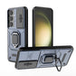 Sliding Camshield TPU + PC Shockproof Phone Case with Holder