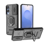 Sliding Camshield TPU + PC Shockproof Phone Case with Holder