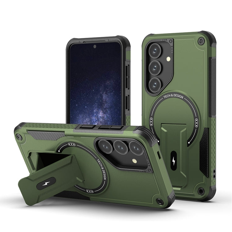 Armor MagSafe Holder PC Hybrid TPU Phone Case