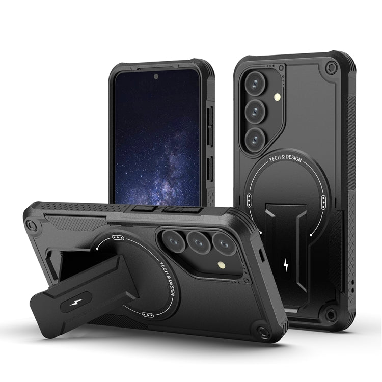 Armor MagSafe Holder PC Hybrid TPU Phone Case
