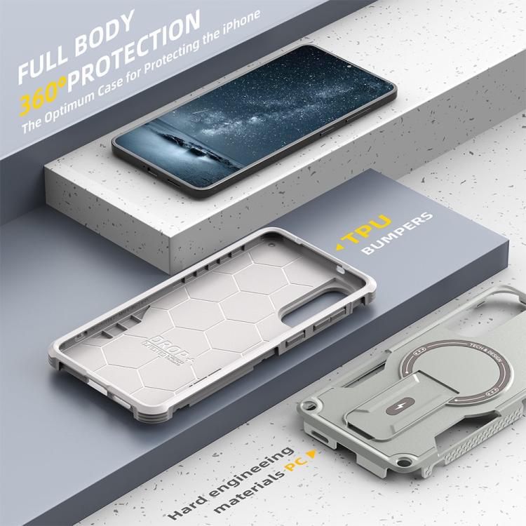 Armor MagSafe Holder PC Hybrid TPU Phone Case