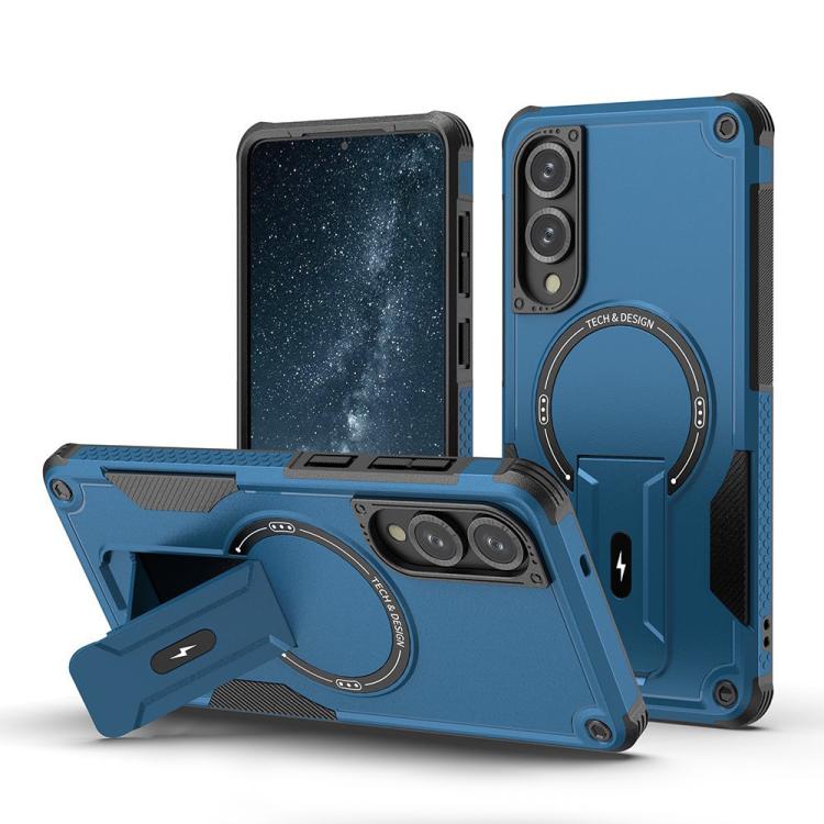 Armor MagSafe Holder PC Hybrid TPU Phone Case