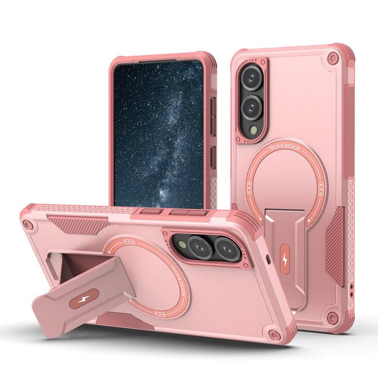 Armor MagSafe Holder PC Hybrid TPU Phone Case