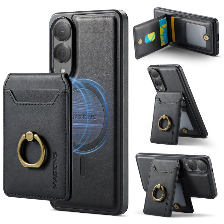MAGKING K1 MagSafe Detachable Wallet RFID Back Cover Phone Case