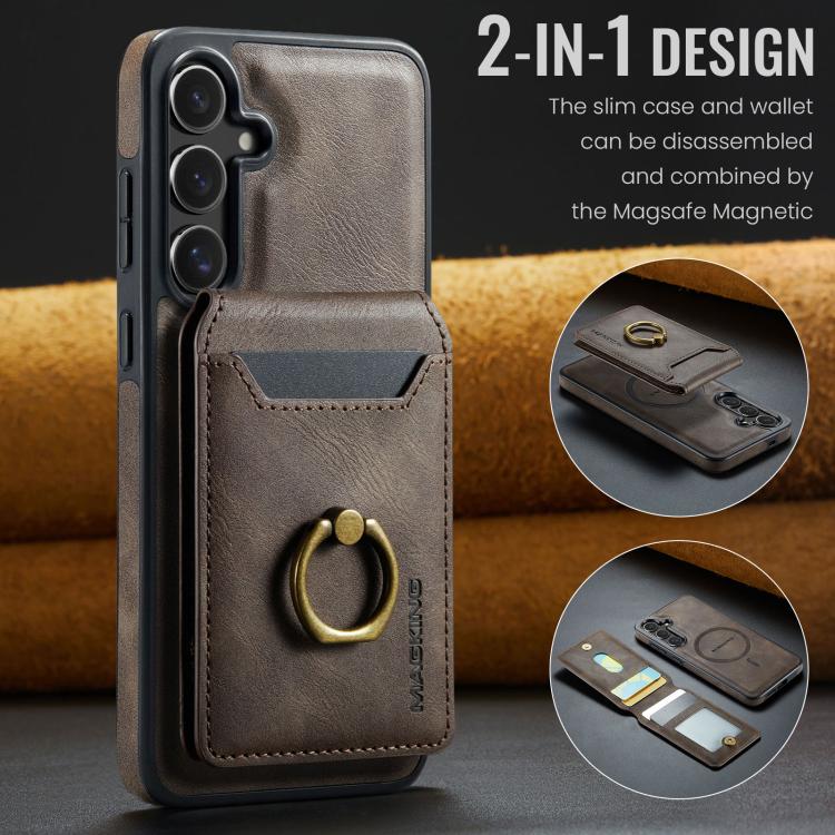 MAGKING K1 MagSafe Detachable Wallet RFID Back Cover Phone Case