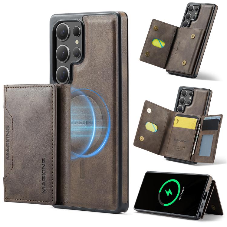 MAGKING K2 Series MagSafe RFID Card Bag Detachable Phone Case