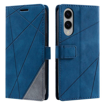Skin Feel Splicing Leather Phone Case, For Samsung Galaxy S25 Edge 5G, For Samsung Galaxy S25 5G, For Samsung Galaxy S25+ 5G, For Samsung Galaxy S25 Ultra 5G