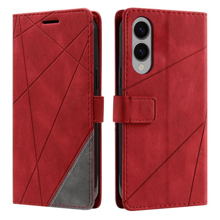 Skin Feel Splicing Leather Phone Case, For Samsung Galaxy S25 Edge 5G, For Samsung Galaxy S25 5G, For Samsung Galaxy S25+ 5G, For Samsung Galaxy S25 Ultra 5G