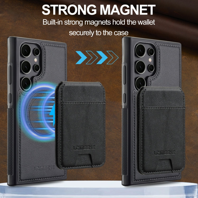 LC.IMEEKE L3 Series Detachable RFID Card Bag Magsafe Phone Case, For Samsung Galaxy S23 Ultra 5G, For Samsung Galaxy S20 FE, For Samsung Galaxy S22 Ultra 5G, For Samsung Galaxy S22+ 5G, For Samsung Galaxy S22 5G, For Samsung Galaxy S21 FE 5G�����������...