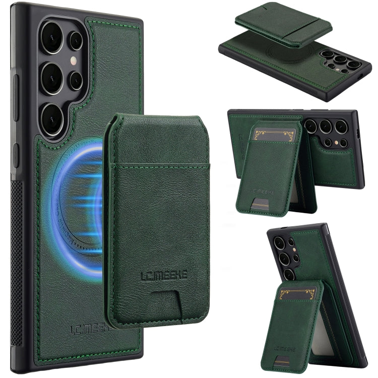 LC.IMEEKE L3 Series Detachable RFID Card Bag Magsafe Phone Case, For Samsung Galaxy S23 Ultra 5G, For Samsung Galaxy S20 FE, For Samsung Galaxy S22 Ultra 5G, For Samsung Galaxy S22+ 5G, For Samsung Galaxy S22 5G, For Samsung Galaxy S21 FE 5G�����������...