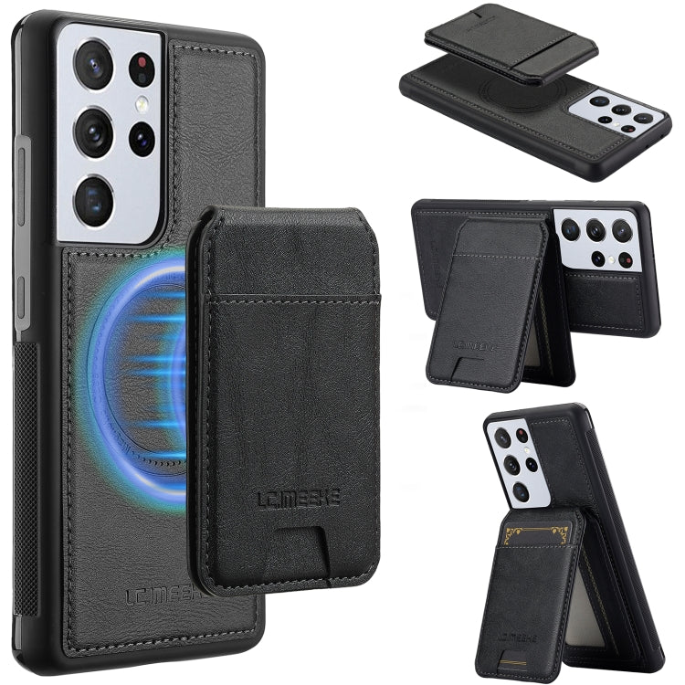 LC.IMEEKE L3 Series Detachable RFID Card Bag Magsafe Phone Case, For Samsung Galaxy S23 Ultra 5G, For Samsung Galaxy S20 FE, For Samsung Galaxy S22 Ultra 5G, For Samsung Galaxy S22+ 5G, For Samsung Galaxy S22 5G, For Samsung Galaxy S21 FE 5G�����������...
