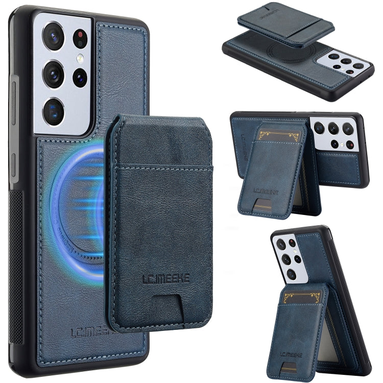 LC.IMEEKE L3 Series Detachable RFID Card Bag Magsafe Phone Case, For Samsung Galaxy S23 Ultra 5G, For Samsung Galaxy S20 FE, For Samsung Galaxy S22 Ultra 5G, For Samsung Galaxy S22+ 5G, For Samsung Galaxy S22 5G, For Samsung Galaxy S21 FE 5G�����������...