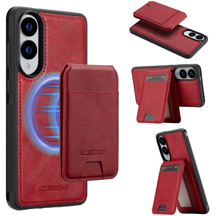 LC.IMEEKE L3 Series Detachable RFID Card Bag Magsafe Phone Case, For Samsung Galaxy S25 Edge 5G, For Samsung Galaxy S25 5G, For Samsung Galaxy S25+ 5G, For Samsung Galaxy S25 Ultra 5G, For Samsung Galaxy S24 FE 5G, For Samsung Galaxy S24 Ultra 5G������...