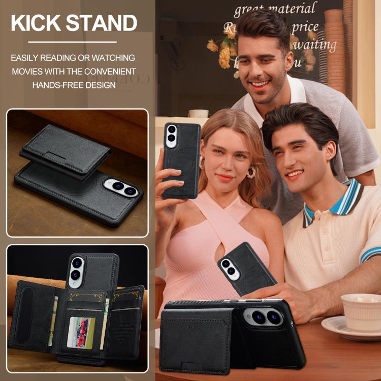 LC.IMEEKE L5 Series Detachable RFID Card Bag Magsafe Phone Case, For Samsung Galaxy S25 Edge 5G, For Samsung Galaxy S25 5G, For Samsung Galaxy S25+ 5G, For Samsung Galaxy S25 Ultra 5G, For Samsung Galaxy S24 FE 5G, For Samsung Galaxy S24 Ultra 5G������...