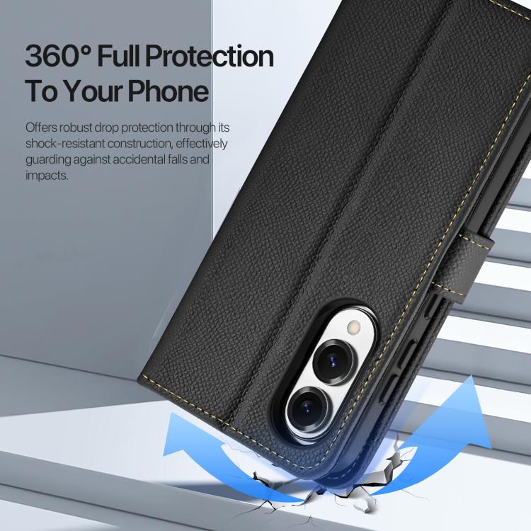 DUX DUCIS Lawa Series 2 in 1 Wallet Zipper Detachable MagSafe Phone Case with Lanyard, For Samsung Galaxy S25 Edge 5G, For Samsung Galaxy S25 5G, For Samsung Galaxy S25+ 5G, For Samsung Galaxy S25 Ultra 5G