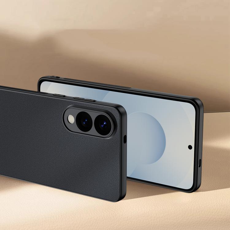 Ultra-thin Plain Skin Leather Phone Case