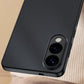Ultra-thin Plain Skin Leather Phone Case