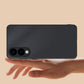 Ultra-thin Plain Skin Leather Phone Case
