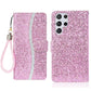 Glitter Powder Filp Leather Phone Case, For Samsung Galaxy S25 FE 5G, For Samsung Galaxy S25 Edge 5G, For Samsung Galaxy S25 5G, For Samsung Galaxy S25+ 5G, For Samsung Galaxy S25 Ultra 5G, For Samsung Galaxy S24 FE 5G, For Samsung Galaxy S23 FE 5G