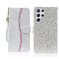 Glitter Powder Filp Leather Phone Case, For Samsung Galaxy S25 FE 5G, For Samsung Galaxy S25 Edge 5G, For Samsung Galaxy S25 5G, For Samsung Galaxy S25+ 5G, For Samsung Galaxy S25 Ultra 5G, For Samsung Galaxy S24 FE 5G, For Samsung Galaxy S23 FE 5G