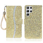 Glitter Powder Filp Leather Phone Case, For Samsung Galaxy S25 FE 5G, For Samsung Galaxy S25 Edge 5G, For Samsung Galaxy S25 5G, For Samsung Galaxy S25+ 5G, For Samsung Galaxy S25 Ultra 5G, For Samsung Galaxy S24 FE 5G, For Samsung Galaxy S23 FE 5G