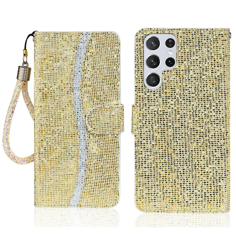 Glitter Powder Filp Leather Phone Case, For Samsung Galaxy S25 FE 5G, For Samsung Galaxy S25 Edge 5G, For Samsung Galaxy S25 5G, For Samsung Galaxy S25+ 5G, For Samsung Galaxy S25 Ultra 5G, For Samsung Galaxy S24 FE 5G, For Samsung Galaxy S23 FE 5G