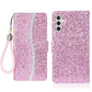 Glitter Powder Filp Leather Phone Case, For Samsung Galaxy S25 FE 5G, For Samsung Galaxy S25 Edge 5G, For Samsung Galaxy S25 5G, For Samsung Galaxy S25+ 5G, For Samsung Galaxy S25 Ultra 5G, For Samsung Galaxy S24 FE 5G, For Samsung Galaxy S23 FE 5G