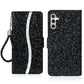 Glitter Powder Filp Leather Phone Case, For Samsung Galaxy S25 FE 5G, For Samsung Galaxy S25 Edge 5G, For Samsung Galaxy S25 5G, For Samsung Galaxy S25+ 5G, For Samsung Galaxy S25 Ultra 5G, For Samsung Galaxy S24 FE 5G, For Samsung Galaxy S23 FE 5G