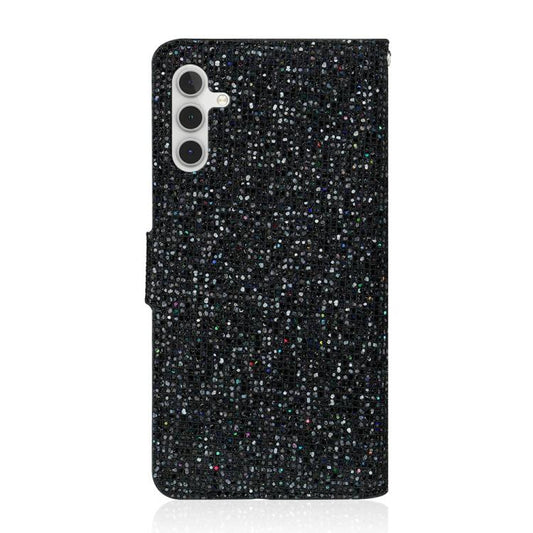 Glitter Powder Filp Leather Phone Case, For Samsung Galaxy S25 FE 5G, For Samsung Galaxy S25 Edge 5G, For Samsung Galaxy S25 5G, For Samsung Galaxy S25+ 5G, For Samsung Galaxy S25 Ultra 5G, For Samsung Galaxy S24 FE 5G, For Samsung Galaxy S23 FE 5G
