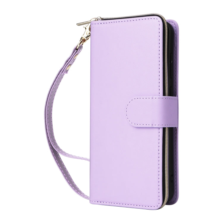 Nine-card Slots Zipper Wallet Bag Leather Phone Case, For Samsung Galaxy S23 FE 5G, For Samsung Galaxy S23 Ultra 5G, For Samsung Galaxy S23+ 5G, For Samsung Galaxy S23 5G, For Samsung Galaxy S22 Ultra 5G, For Samsung Galaxy S22+ 5G