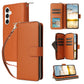 Nine-card Slots Zipper Wallet Bag Leather Phone Case, For Samsung Galaxy S23 FE 5G, For Samsung Galaxy S23 Ultra 5G, For Samsung Galaxy S23+ 5G, For Samsung Galaxy S23 5G, For Samsung Galaxy S22 Ultra 5G, For Samsung Galaxy S22+ 5G