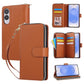 Nine-card Slots Zipper Wallet Bag Leather Phone Case, For Samsung Galaxy S25 FE 5G, For Samsung Galaxy S25 Edge 5G, For Samsung Galaxy S24 FE 5G, For Samsung Galaxy S24 Ultra 5G, For Samsung Galaxy S24+ 5G, For Samsung Galaxy S24 5G