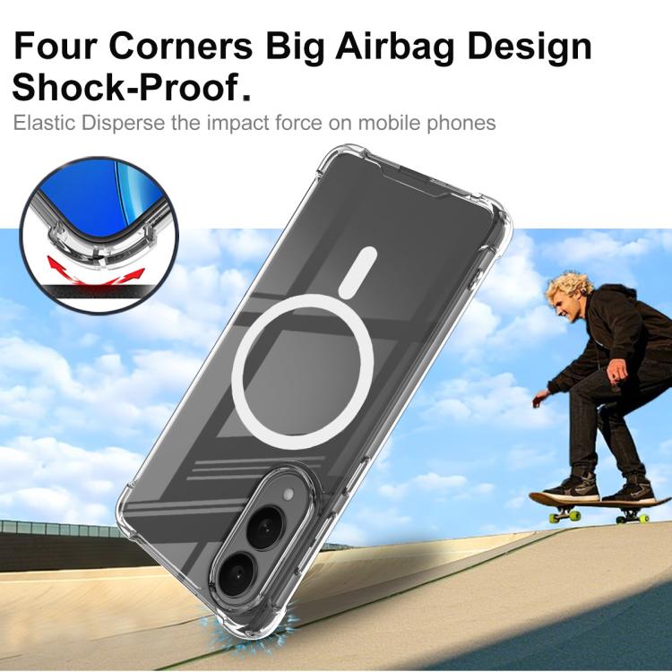 IMAK Space Shield PC + TPU Airbag Shockproof MagSafe Phone Case, For Samsung Galaxy S25 Edge 5G, For Samsung Galaxy S25 5G, For Samsung Galaxy S25+ 5G, For Samsung Galaxy S25 Ultra 5G, For Samsung Galaxy S24 Ultra 5G