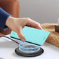 RC01 Dual-Folded Magnetic Suction RFID Leather Phone Case