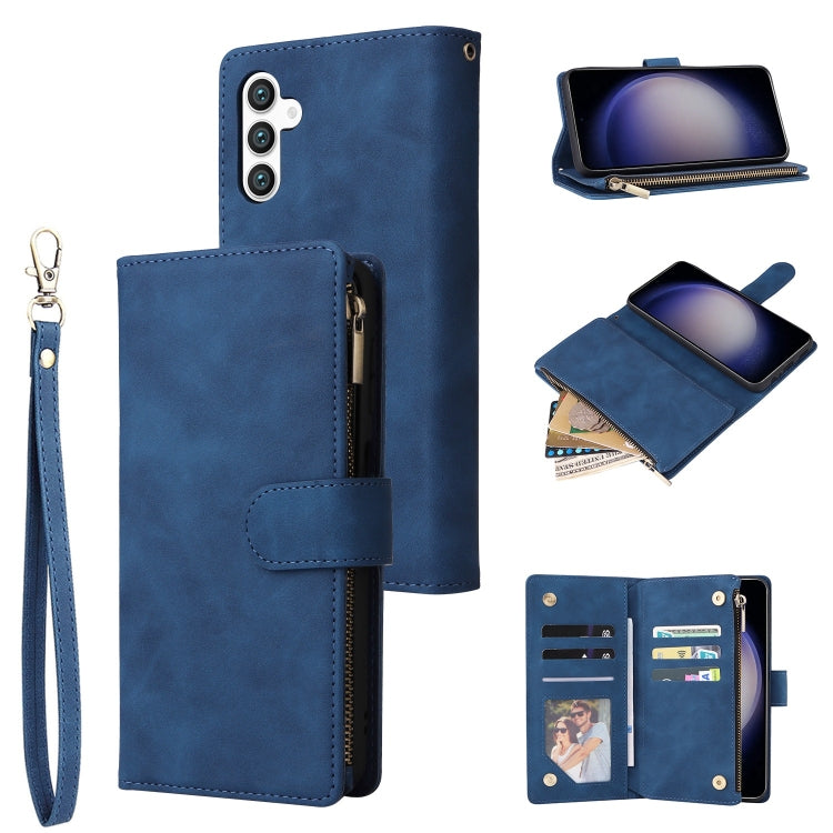 Multifunctional Frosted Zipper Wallet Leather Phone Case, For Samsung Galaxy S25 FE 5G, For Samsung Galaxy S25 Edge 5G, For Samsung Galaxy S25 5G, For Samsung Galaxy S25+ 5G, For Samsung Galaxy S25 Ultra 5G, For Samsung Galaxy S24 FE 5G����������������...