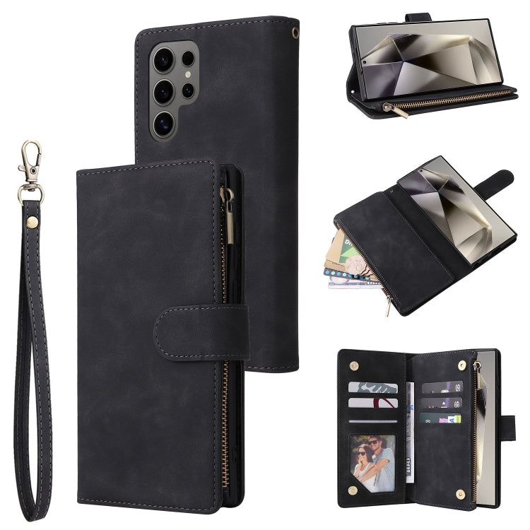 Multifunctional Frosted Zipper Wallet Leather Phone Case, For Samsung Galaxy S25 FE 5G, For Samsung Galaxy S25 Edge 5G, For Samsung Galaxy S25 5G, For Samsung Galaxy S25+ 5G, For Samsung Galaxy S25 Ultra 5G, For Samsung Galaxy S24 FE 5G����������������...