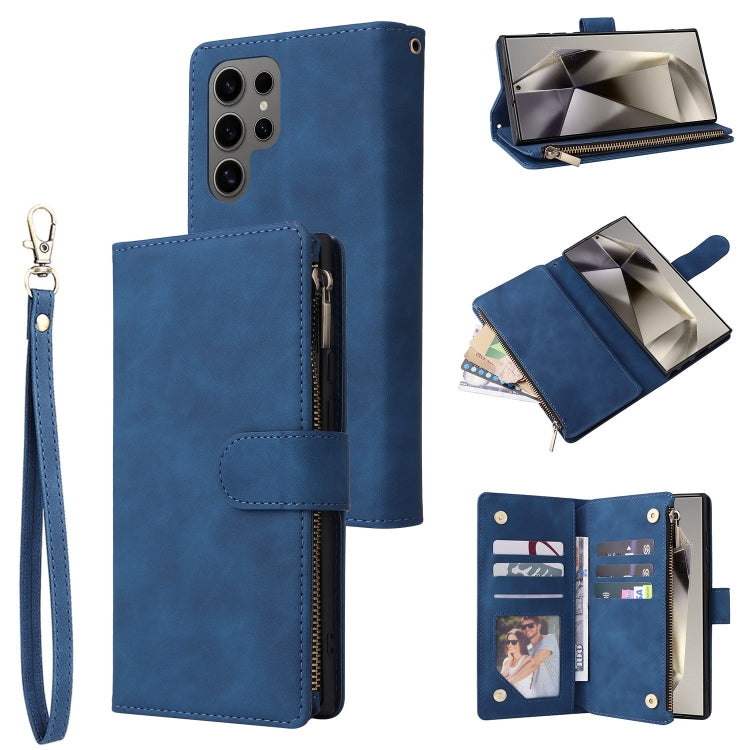 Multifunctional Frosted Zipper Wallet Leather Phone Case, For Samsung Galaxy S25 FE 5G, For Samsung Galaxy S25 Edge 5G, For Samsung Galaxy S25 5G, For Samsung Galaxy S25+ 5G, For Samsung Galaxy S25 Ultra 5G, For Samsung Galaxy S24 FE 5G����������������...