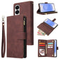 Multifunctional Frosted Zipper Wallet Leather Phone Case, For Samsung Galaxy S25 FE 5G, For Samsung Galaxy S25 Edge 5G, For Samsung Galaxy S25 5G, For Samsung Galaxy S25+ 5G, For Samsung Galaxy S25 Ultra 5G, For Samsung Galaxy S24 FE 5G����������������...