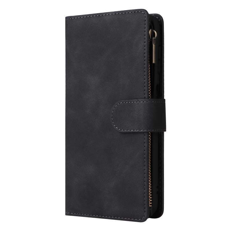 Multifunctional Frosted Zipper Wallet Leather Phone Case, For Samsung Galaxy S25 FE 5G, For Samsung Galaxy S25 Edge 5G, For Samsung Galaxy S25 5G, For Samsung Galaxy S25+ 5G, For Samsung Galaxy S25 Ultra 5G, For Samsung Galaxy S24 FE 5G����������������...