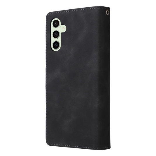 Multifunctional Frosted Zipper Wallet Leather Phone Case, For Samsung Galaxy S25 FE 5G, For Samsung Galaxy S25 Edge 5G, For Samsung Galaxy S25 5G, For Samsung Galaxy S25+ 5G, For Samsung Galaxy S25 Ultra 5G, For Samsung Galaxy S24 FE 5G����������������...
