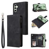 Multifunctional Frosted Zipper Wallet Leather Phone Case, For Samsung Galaxy S25 FE 5G, For Samsung Galaxy S25 Edge 5G, For Samsung Galaxy S25 5G, For Samsung Galaxy S25+ 5G, For Samsung Galaxy S25 Ultra 5G, For Samsung Galaxy S24 FE 5G����������������...