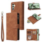 Multifunctional Frosted Zipper Wallet Leather Phone Case, For Samsung Galaxy S25 FE 5G, For Samsung Galaxy S25 Edge 5G, For Samsung Galaxy S25 5G, For Samsung Galaxy S25+ 5G, For Samsung Galaxy S25 Ultra 5G, For Samsung Galaxy S24 FE 5G����������������...