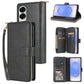 9-Card Slots Zipper Wallet Bag Leather Phone Case, For Samsung Galaxy S25 FE 5G, For Samsung Galaxy S25 Edge 5G, For Samsung Galaxy S25 5G, For Samsung Galaxy S25+ 5G, For Samsung Galaxy S25 Ultra 5G