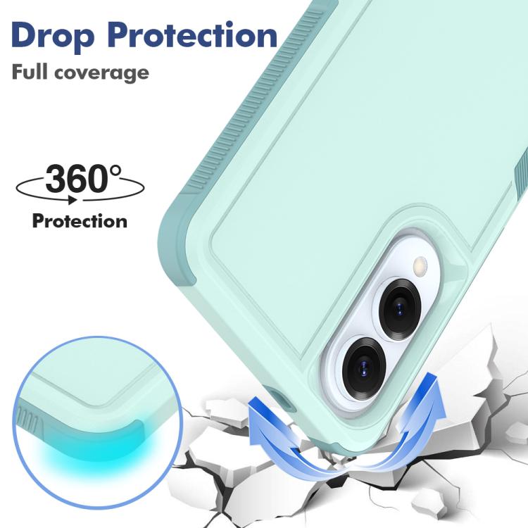 2 in 1 PC + TPU Phone Case, For Samsung Galaxy S25 Edge 5G, For Samsung Galaxy S24 FE 5G