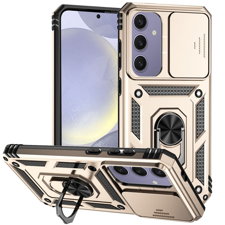 Sliding Camshield Holder Phone Case, For Samsung Galaxy S25 Edge 5G, For Samsung Galaxy S25 5G, For Samsung Galaxy S25+ 5G, For Samsung Galaxy S25 Ultra 5G, For Samsung Galaxy S24 FE 5G