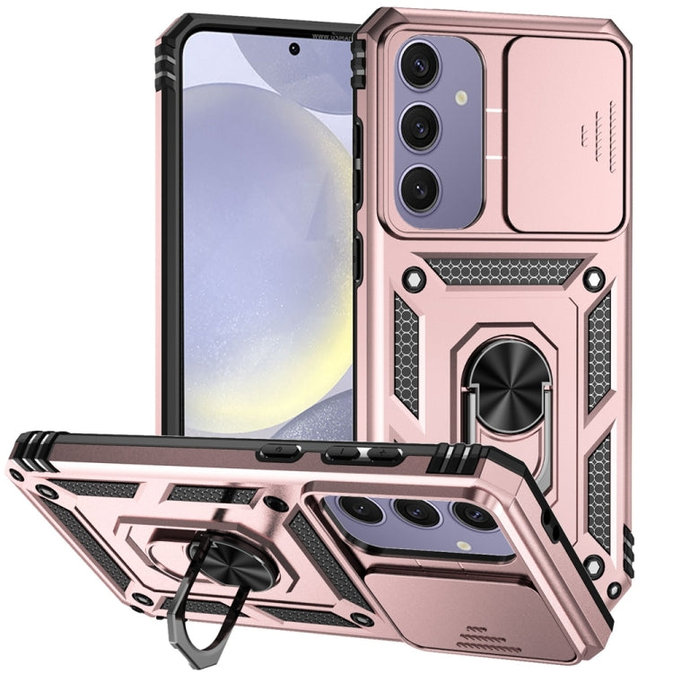 Sliding Camshield Holder Phone Case, For Samsung Galaxy S25 Edge 5G, For Samsung Galaxy S25 5G, For Samsung Galaxy S25+ 5G, For Samsung Galaxy S25 Ultra 5G, For Samsung Galaxy S24 FE 5G