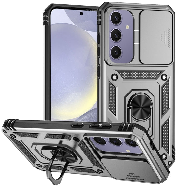 Sliding Camshield Holder Phone Case, For Samsung Galaxy S25 Edge 5G, For Samsung Galaxy S25 5G, For Samsung Galaxy S25+ 5G, For Samsung Galaxy S25 Ultra 5G, For Samsung Galaxy S24 FE 5G