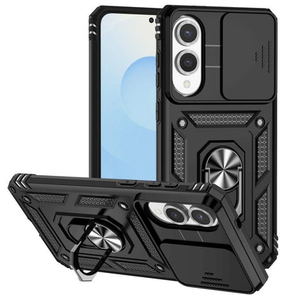 Sliding Camshield Holder Phone Case, For Samsung Galaxy S25 Edge 5G, For Samsung Galaxy S25 5G, For Samsung Galaxy S25+ 5G, For Samsung Galaxy S25 Ultra 5G, For Samsung Galaxy S24 FE 5G