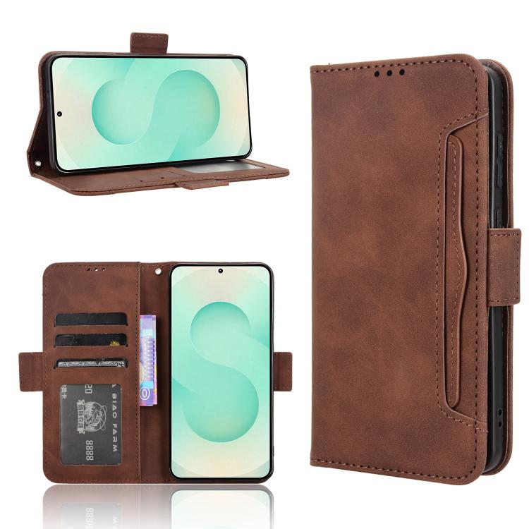 Skin Feel Calf Texture Card Slots Leather Phone Case