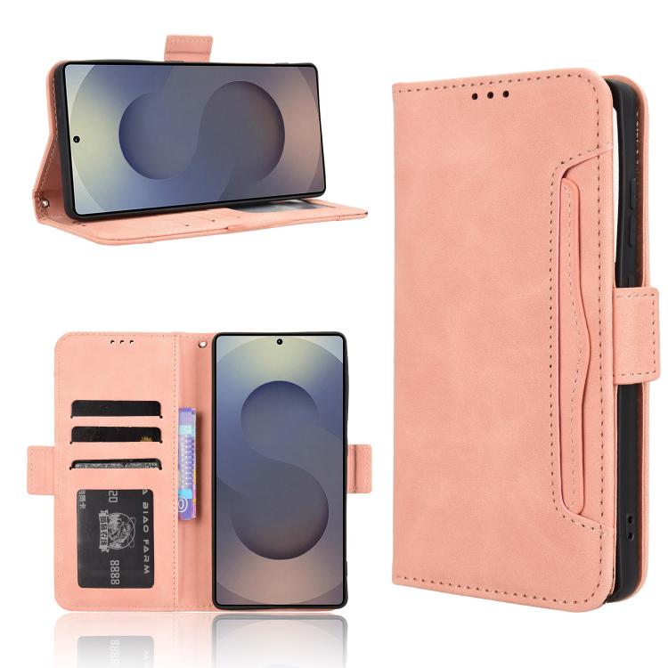 Skin Feel Calf Texture Card Slots Leather Phone Case